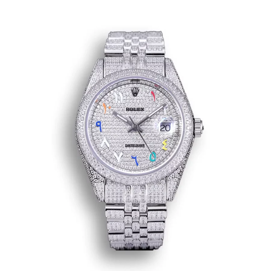 Rolex Datejust Ref.126300 41mm Full-Diamond Dial Arabic