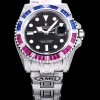 Rolex Submariner Iced Out Ref.126710BLRO Black Dial