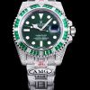 Rolex Submariner Iced Out Ref.116610LV 40mm Green Dial Green Bezel