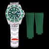 Rolex Submariner Iced Out Ref.116610LV 40mm Green Dial Green Bezel