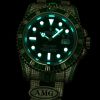 Rolex Submariner Iced Out Ref.116610LV 40mm Green Dial Green Bezel