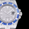 Rolex Submariner Iced Out Ref.116610LN 40mm Blue Bezel