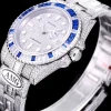 Rolex Submariner Iced Out Ref.116610LN 40mm Blue-White Bezel