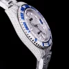 Rolex Submariner Iced Out Ref.116610LN 40mm Blue-White Bezel