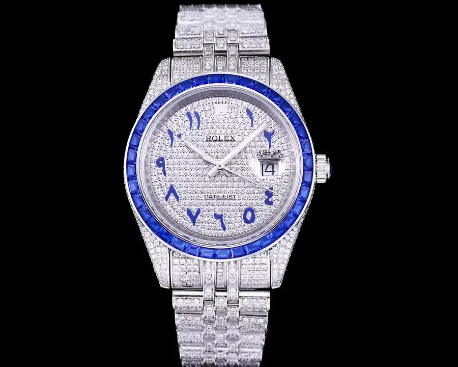 Rolex Datejust Ref.126300 41mm Dial Arabic Bezel Blue