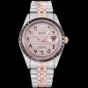 Rolex Datejust Ref.126300 41mm Arabic Dial Full-Diamond Rose Gold