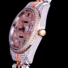 Rolex Datejust Ref.126300 Full-Diamond Arabic Dial 41mm