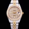 Rolex Datejust Ref.126300 41mm Full-Diamond White Baton Markers