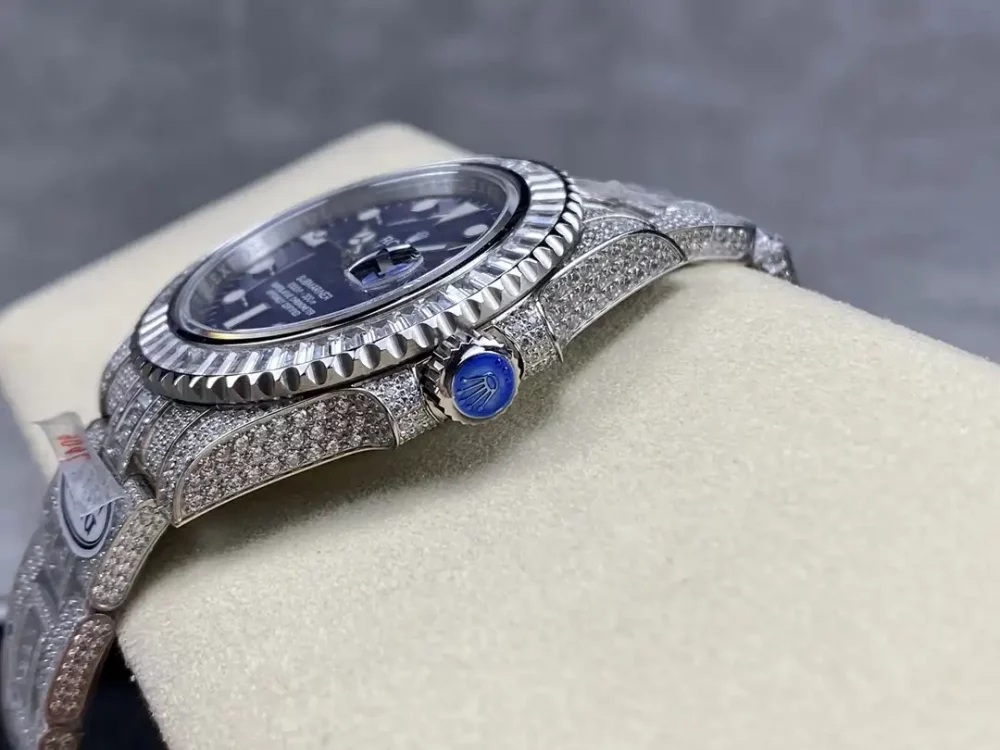 Rolex Submariner Iced Out Ref.116619LB Blue Dial 40mm