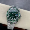 Rolex Submariner Iced Out Ref.116610LV Green Dial Green Bezel