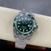 Rolex Submariner Iced Out Ref.116610LV Green Dial 40mm Green Bezel