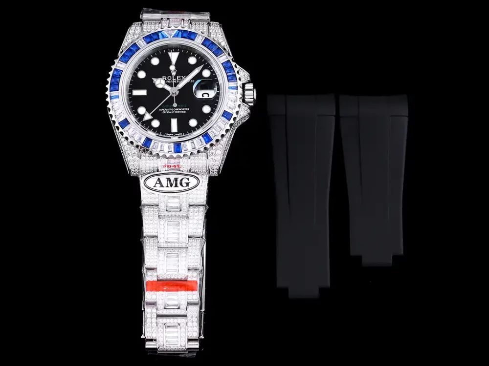 Rolex Submariner Iced Out Ref.126710BLNR Black Dial