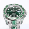 Rolex Submariner Iced Out Ref.116610LV Green Water Ghost