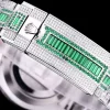 Rolex Submariner Iced Out Ref.116610LN Green-White Bezel