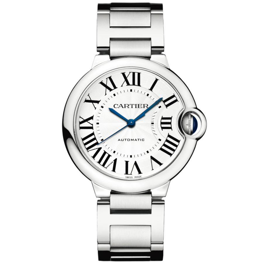 Ballon Bleu 36mm Silver Dial Automatic Bracelet Watch