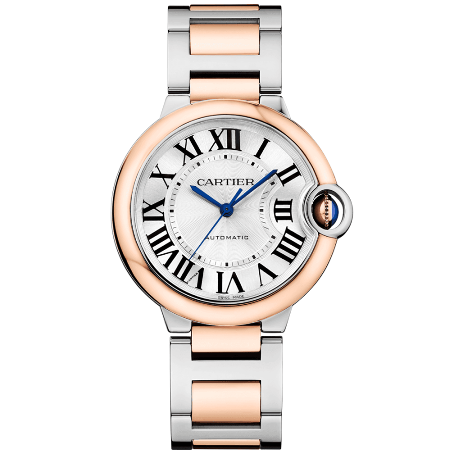 Ballon Bleu de Cartier 36mm 18ct Pink Gold and Steel Watch