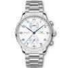 Portugieser 41mm Silver/Blue Dial Men's Chronograph Bracelet Watch