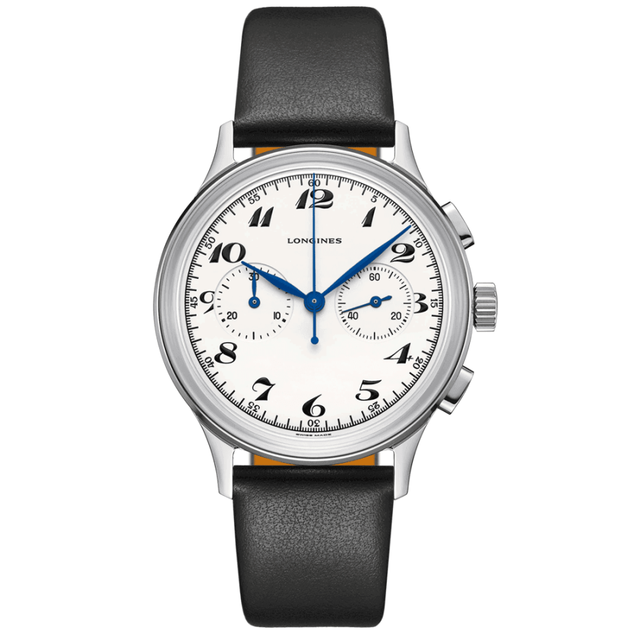 The Longines Heritage Classic 1946 Chronograph Automatic Strap Watch