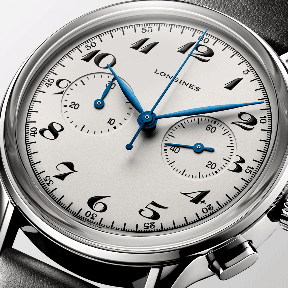 The Longines Heritage Classic 1946 Chronograph Automatic Strap Watch