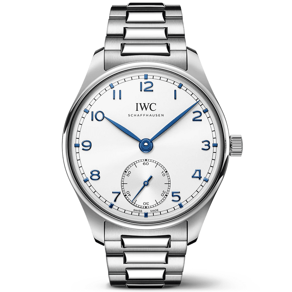 Portugieser 40mm Silver/Blue Dial Men's Automatic Bracelet Watch