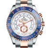 Rolex Yacht-Master II Two Tone Steel Rose Gold White Dial Watch 116681-0002