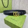 Gucci Signature Belt Black For Women, Women Belt - Crozus