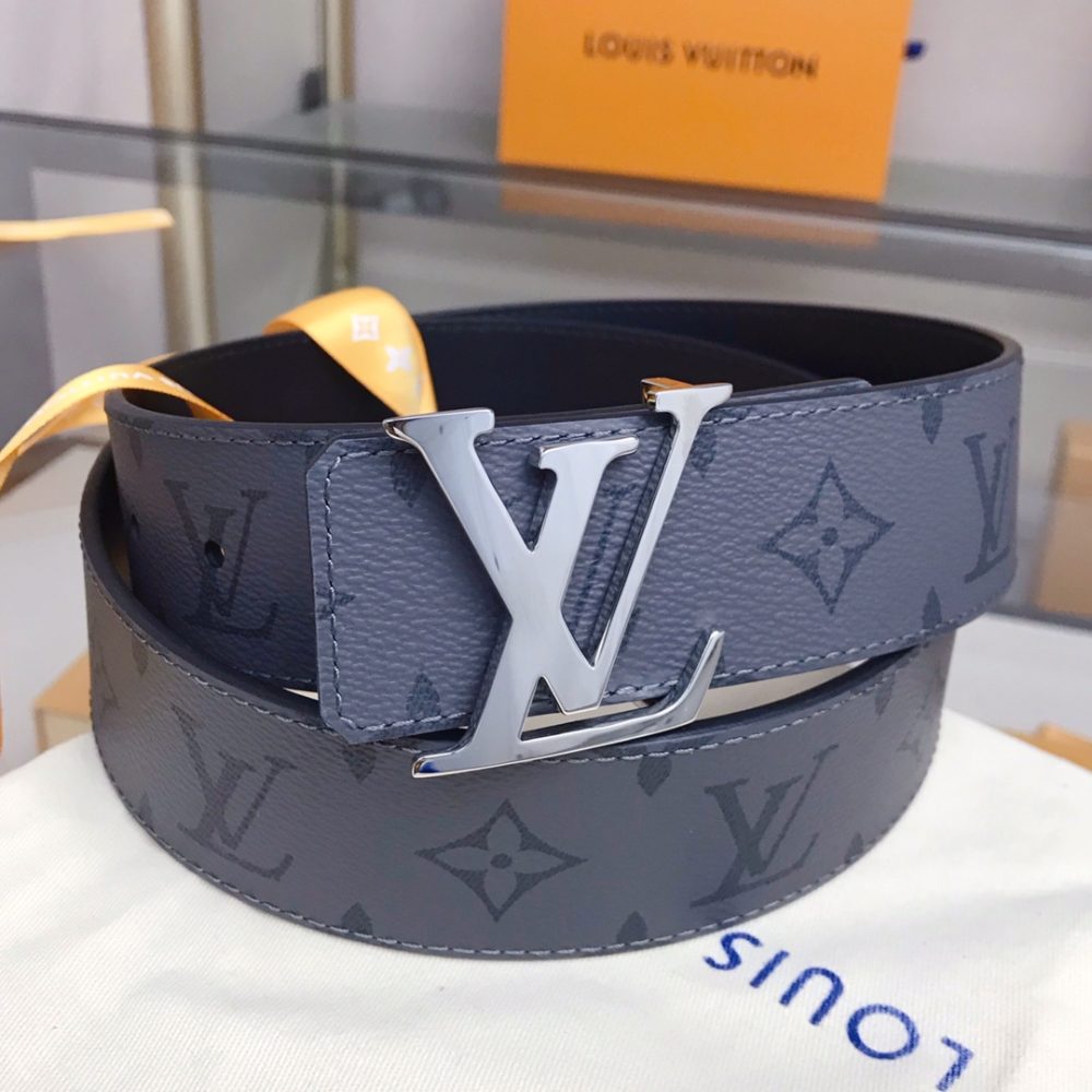 Louis Vuitton Reversible LV Belt Monogram Eclipse LV Women Belt M0450V - Crozus