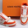 Louis Vuitton Trainer Monogram Denim Orange