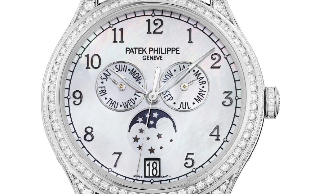 Patek Philippe Complication, 18k White Gold set with 388 diamonds (~2,92 ct), 38mm, Annual Calendar Ref# 4948G-010