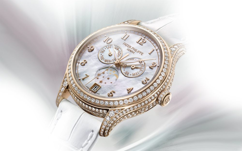 Patek Philippe Complication, 18k Rose Gold set with 388 diamonds (~2,92 ct), 38mm, Annual Calendar Ref# 4948R-001