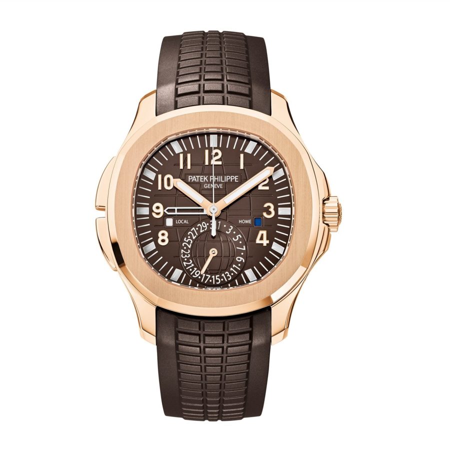 Patek Philippe Aquanaut Travel Time, 18k Rose Gold, 40,8mm, Ref# 5164R-001