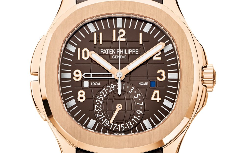 Patek Philippe Aquanaut Travel Time, 18k Rose Gold, 40,8mm, Ref# 5164R-001