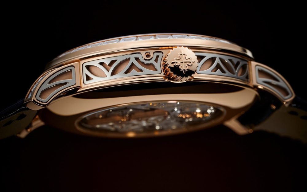 Patek Philippe Grand Complication, 18k Rose Gold set with baguette diamonds, 43mm, Ref# 5304/301R-001