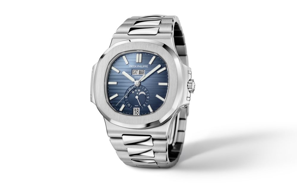 Patek Philippe Nautilus Annual Calendar, Moon Phases Watch, Stainless Steel, 40,5 mm, Ref# 5726/1A-014