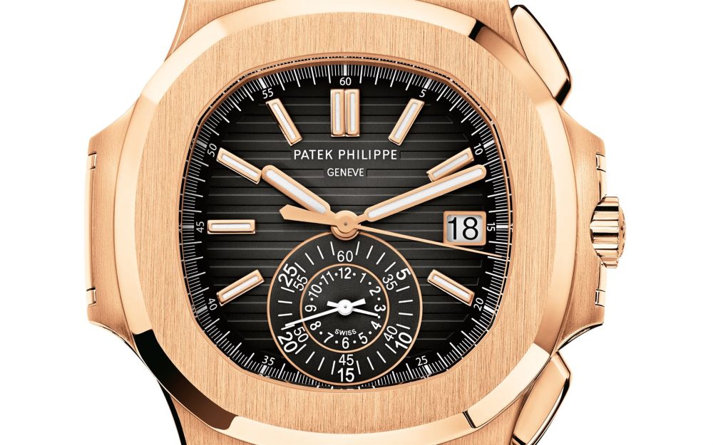 Patek Philippe Nautilus Flyback Chronograph, Date Watch, 18k Rose Gold, 40,5 mm, Ref# 5980/1R-001