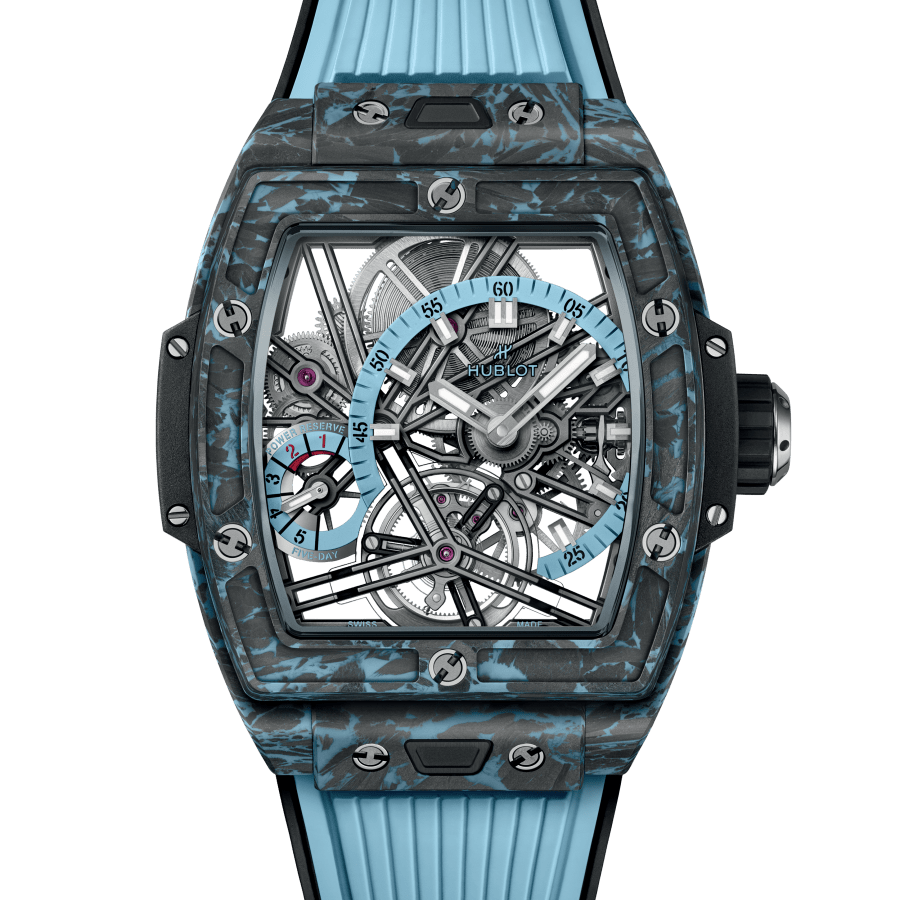 Hublot, Spirit of Big Bang Tourbillon Carbon Sky Blue 42mm, Limited Edition, Ref# 645.QL.5117.RX