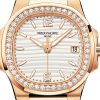 Patek Philippe Nautilus Quartz Diamond Ladies Watch, 18k Rose Gold, 32mm, Ref# 7010/1R-011