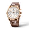 Patek Philippe Complication, 18k Rose Gold, Ladies Chronograph 38mm, 99 diamonds: ~0.99 ct., Ref# 7150/250R-001