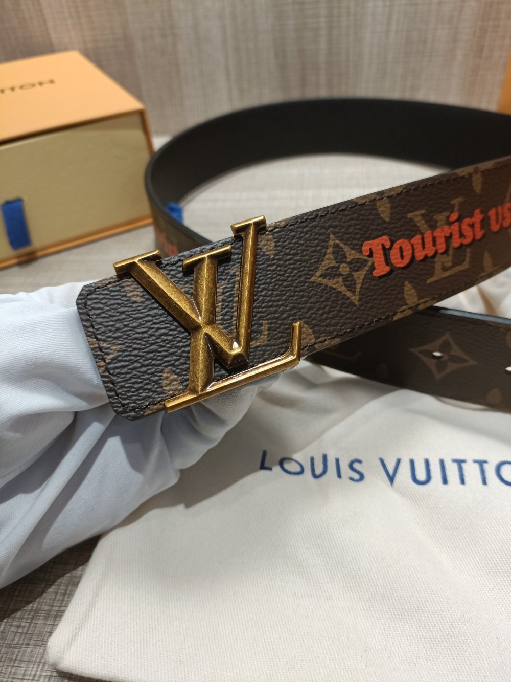 Louis Vuitton Iconic Reversible LV Belt Brown LV Women Belt - Crozus