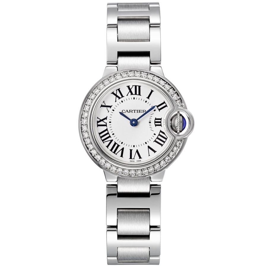 Ballon Bleu de Cartier 28mm Diamond Bezel Watch