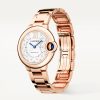 Ballon Bleu de Cartier 18ct Rose Gold Diamond Dial Bracelet Watch