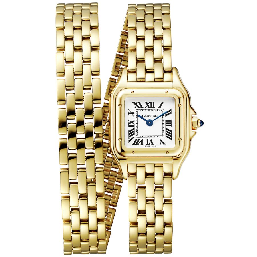 Panthère de Cartier Small 18ct Yellow Gold Loop Bracelet Watch