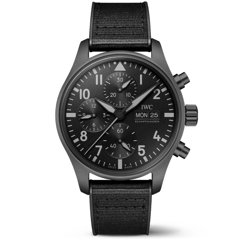 Pilot's Top Gun Ceratanium 41mm Men's Chronograph Watch