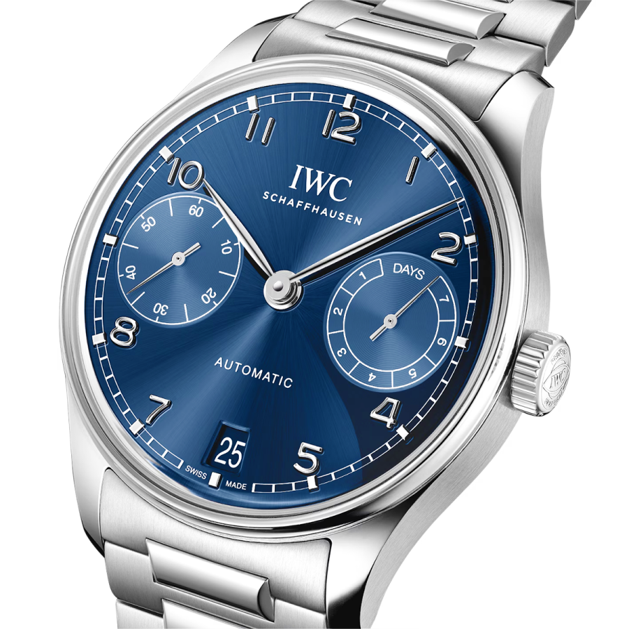 Portugieser 42mm Blue Sunray Dial Automatic Bracelet Watch