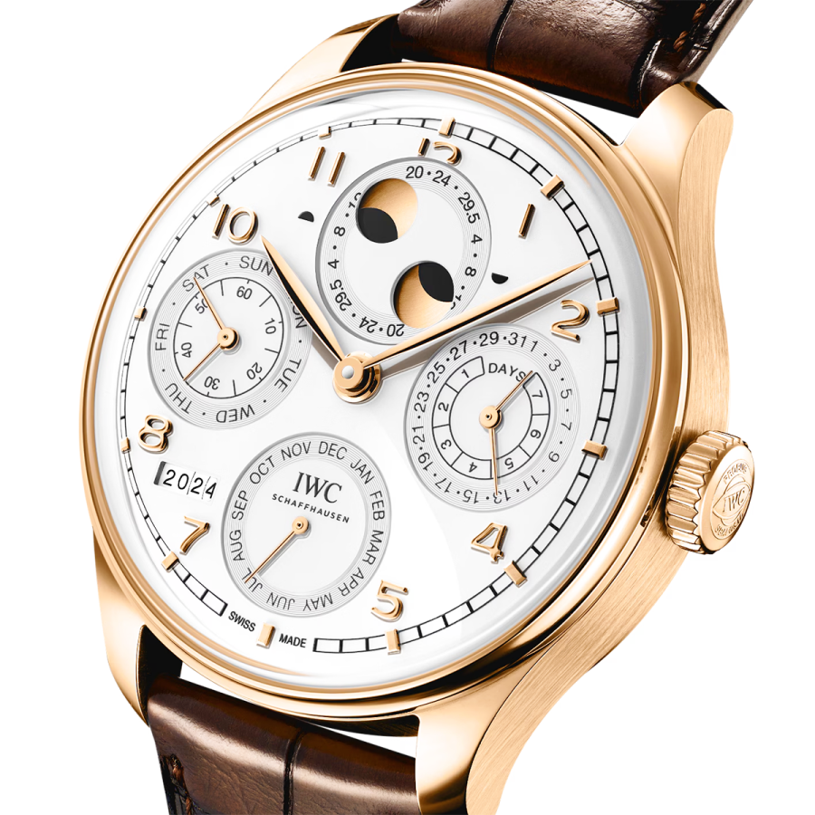 Portugieser 'Silver Moon' Perpetual Calendar 44mm 18ct Yellow Gold Watch