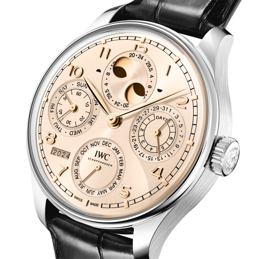 Portugieser 'Dune' Perpetual Calendar 44mm 18ct White Gold Watch