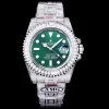 Rolex Submariner Iced Out Ref.116610LV 40mm Green Dial