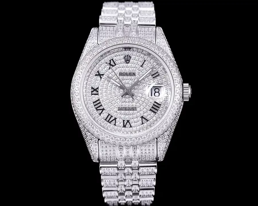 Rolex Datejust Ref.126300 41mm Full-Diamond Dial Roman