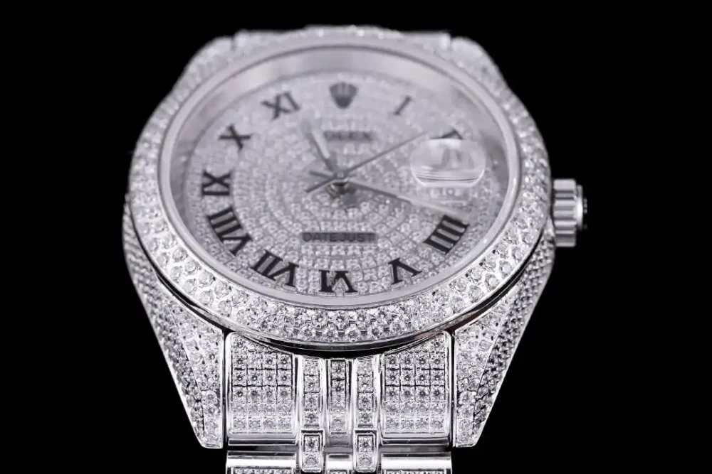 Rolex Datejust Ref.126300 41mm Full-Diamond Dial Roman