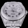 Rolex Datejust Ref.126300 41mm Full-Diamond Dial Roman